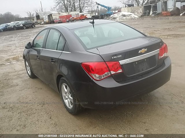 1G1PC5SB1E7359947 - 2014 CHEVROLET CRUZE LT GRAY photo 3