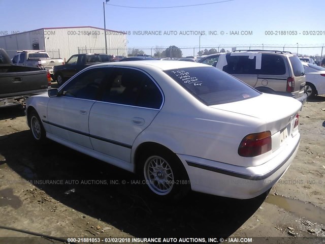 WBADD6327WBW31585 - 1998 BMW 528 I AUTOMATIC WHITE photo 3