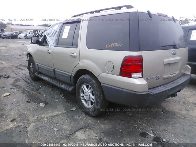1FMFU16556LA58244 - 2006 FORD EXPEDITION XLT თაფლისფერი ფოტო 3