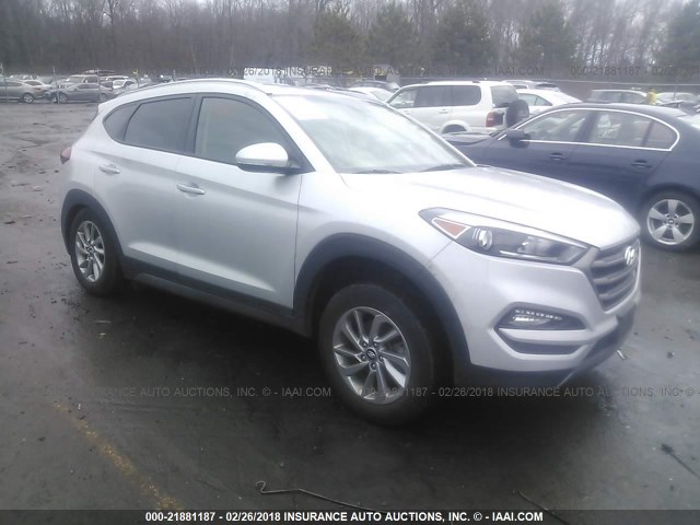 KM8J3CA28GU160865 - 2016 HYUNDAI TUCSON LIMITED/SPORT AND ECO/SE SILVER photo 1