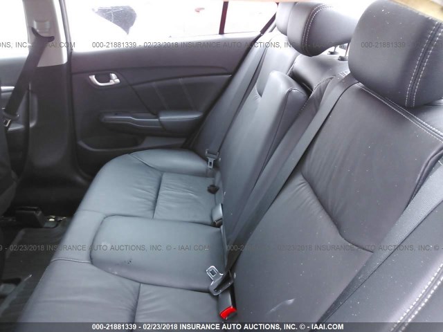 19XFB2F92DE262346 - 2013 HONDA CIVIC EXL BLACK photo 8