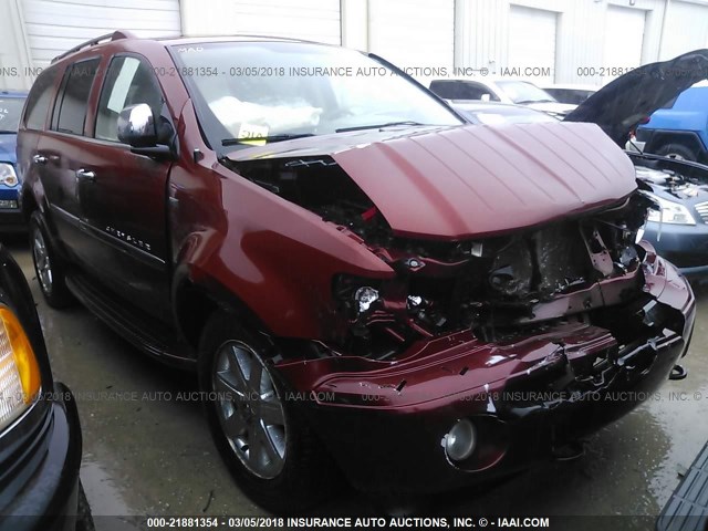 1A8HW58228F120677 - 2008 CHRYSLER ASPEN LIMITED RED photo 1
