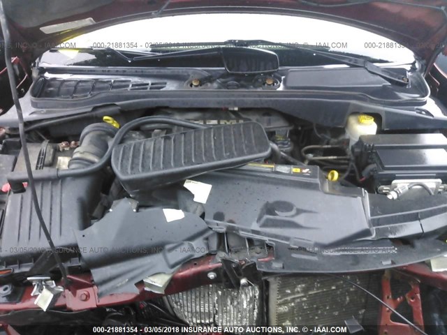 1A8HW58228F120677 - 2008 CHRYSLER ASPEN LIMITED RED photo 10