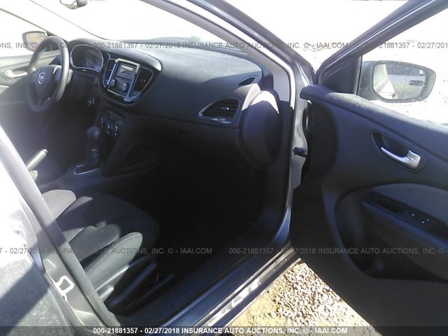 1C3CDFAA9DD225063 - 2013 DODGE DART SE/AERO GRAY photo 5