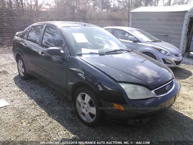 1FAHP34N57W200083 - 2007 FORD FOCUS ZX4/S/SE/SES 黑色 照片 1
