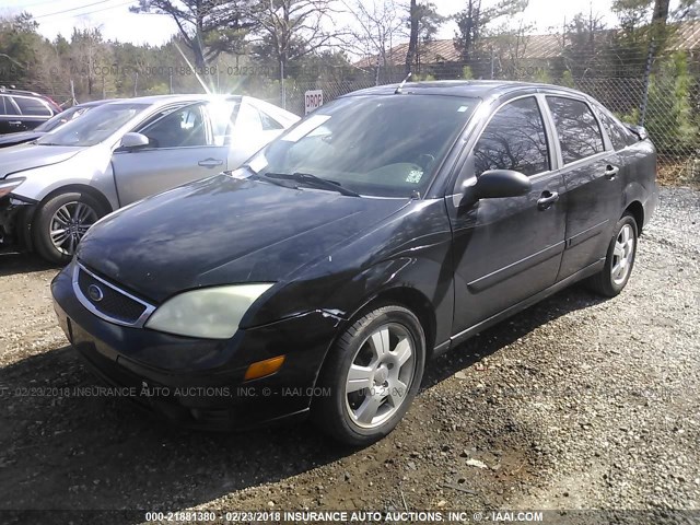 1FAHP34N57W200083 - 2007 FORD FOCUS ZX4/S/SE/SES BLACK photo 2