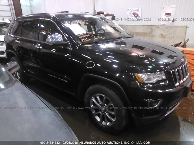 1C4RJFBG7EC508876 - 2014 JEEP GRAND CHEROKEE LIMITED BLACK photo 1