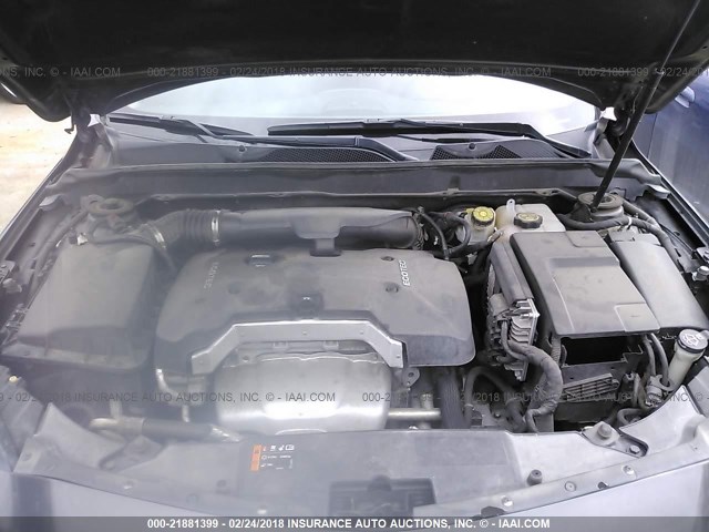 1G11C5SA0DF133044 - 2013 CHEVROLET MALIBU 1LT 灰色 照片 10