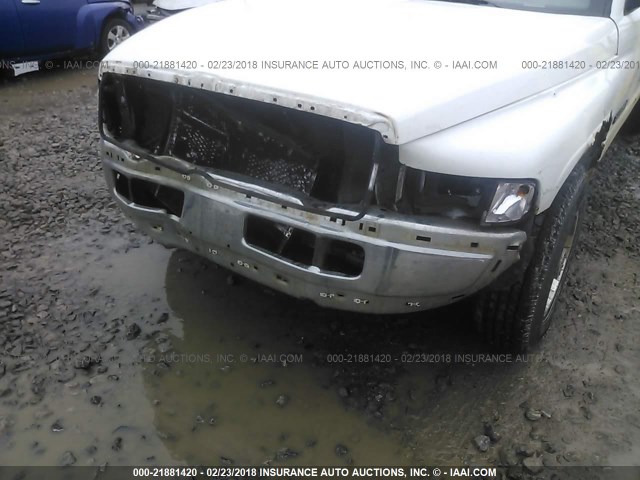 3B7KC22Z8WG223737 - 1998 DODGE RAM 2500 WHITE photo 6