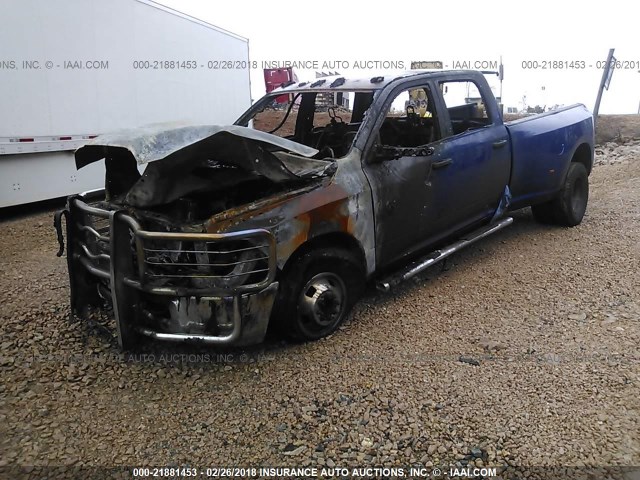 3C63RRGL5GG119327 - 2016 RAM 3500 BLUE photo 2