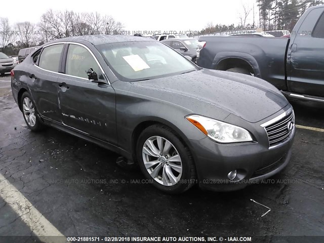 JN1BY1AP1BM323927 - 2011 INFINITI M37 GRAY photo 1