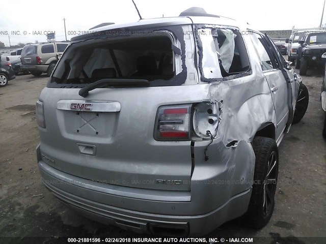 1GKKVTKD5EJ217139 - 2014 GMC ACADIA DENALI SILVER photo 4