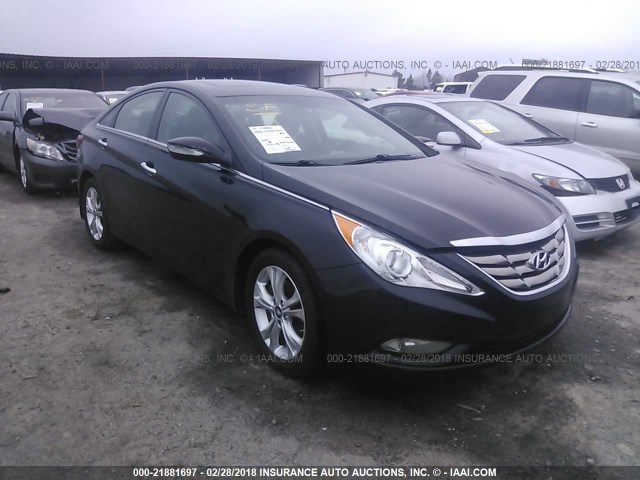 5NPEC4AC7DH632029 - 2013 HYUNDAI SONATA SE/LIMITED BLACK photo 1