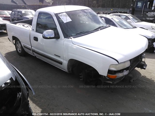 1GCEC14T9YZ113489 - 2000 CHEVROLET SILVERADO C1500 WHITE photo 1