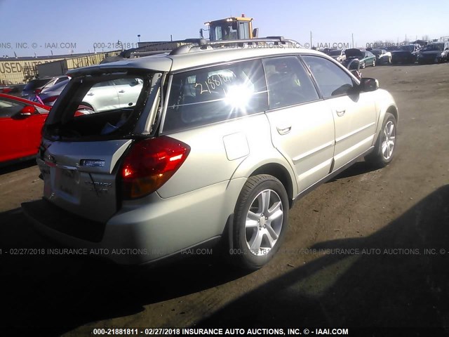 4S4BP68C664329840 - 2006 SUBARU LEGACY OUTBACK 2.5 XT BEIGE photo 4