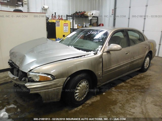 1G4HP54K824116710 - 2002 BUICK LESABRE CUSTOM TAN photo 2