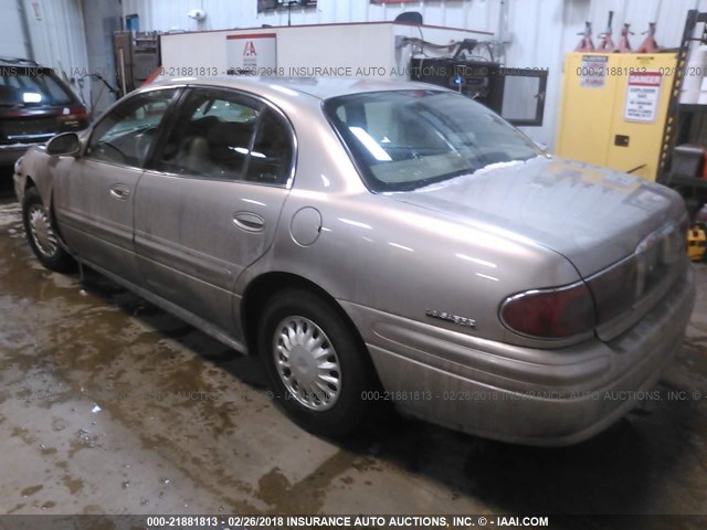 1G4HP54K824116710 - 2002 BUICK LESABRE CUSTOM TAN photo 3