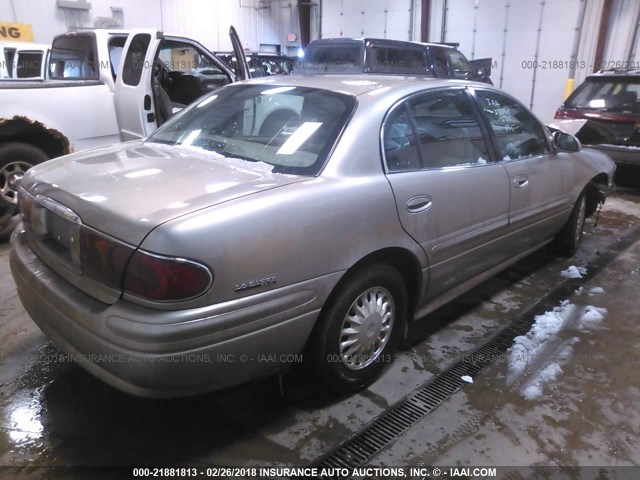 1G4HP54K824116710 - 2002 BUICK LESABRE CUSTOM TAN photo 4