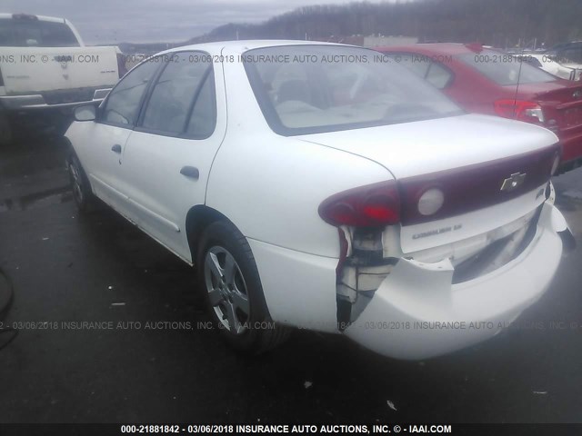 1G1JF52F347147436 - 2004 CHEVROLET CAVALIER LS WHITE photo 3