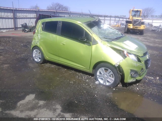 KL8CD6S94DC507433 - 2013 CHEVROLET SPARK 1LT Зеленый фото 1