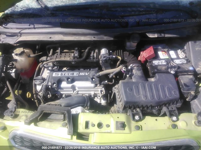 KL8CD6S94DC507433 - 2013 CHEVROLET SPARK 1LT Зеленый фото 10