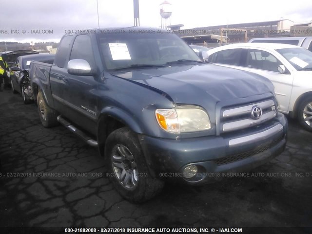 5TBBT44135S457294 - 2005 TOYOTA TUNDRA ACCESS CAB SR5 BLUE photo 1