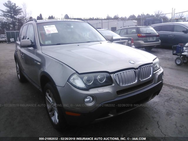 WBXPC93427WF14583 - 2007 BMW X3 3.0SI Champagne photo 1