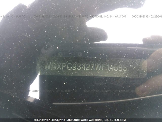 WBXPC93427WF14583 - 2007 BMW X3 3.0SI Champagne photo 9