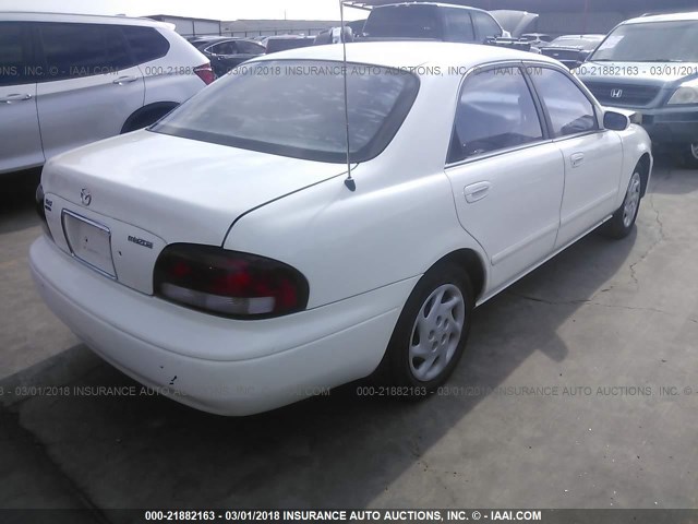 1YVGF22D7X5850031 - 1999 MAZDA 626 ES/LX WHITE photo 4