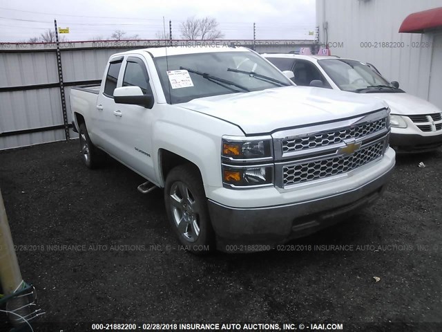 1GCRCREC2EZ407486 - 2014 CHEVROLET SILVERADO C1500 LT WHITE photo 1