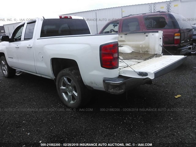 1GCRCREC2EZ407486 - 2014 CHEVROLET SILVERADO C1500 LT WHITE photo 3