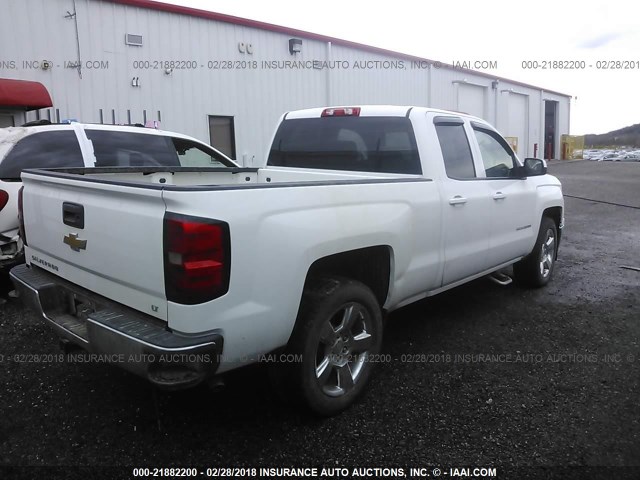 1GCRCREC2EZ407486 - 2014 CHEVROLET SILVERADO C1500 LT WHITE photo 4