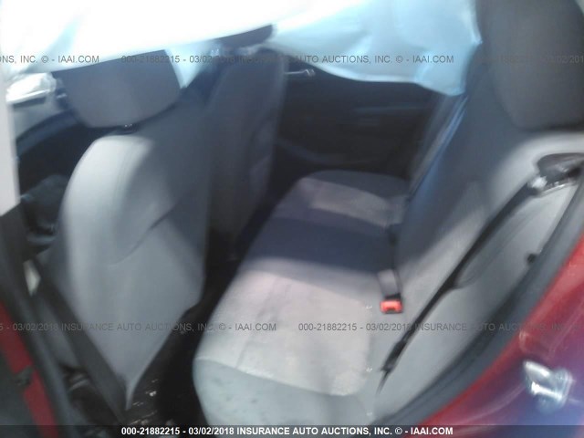 1G1JA6SG0D4182031 - 2013 CHEVROLET SONIC LS RED photo 8