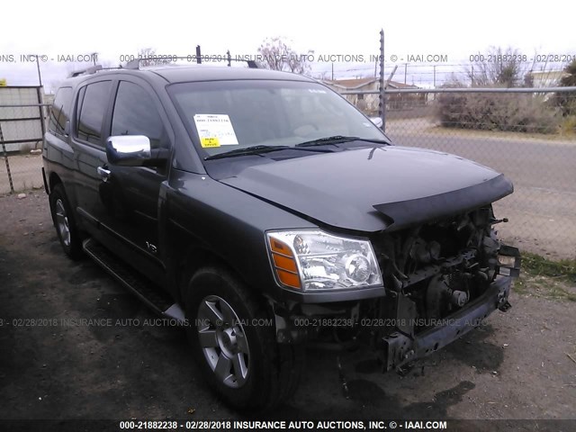 5N1AA08A55N733519 - 2005 NISSAN ARMADA SE/LE GRAY photo 1