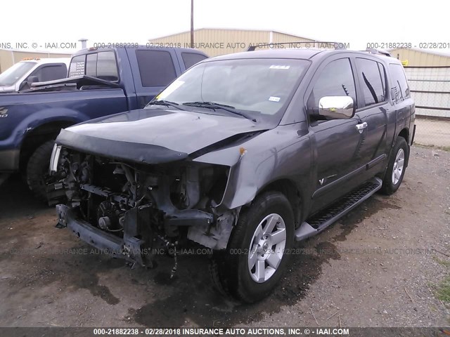 5N1AA08A55N733519 - 2005 NISSAN ARMADA SE/LE GRAY photo 2