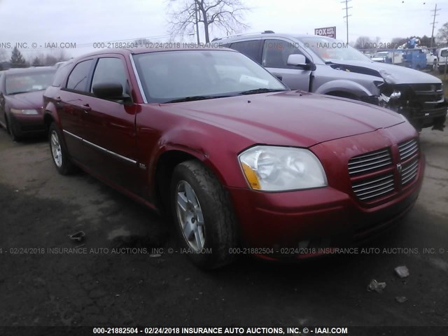 2D4FV47V76H420513 - 2006 DODGE MAGNUM SXT RED photo 1