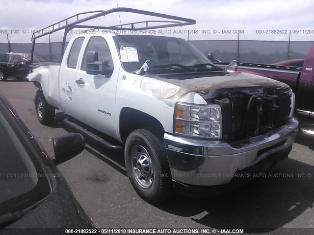 1GC2KVCG9CZ351028 - 2012 CHEVROLET SILVERADO K2500 HEAVY DUTY WHITE photo 1