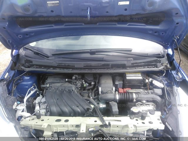 3N1CE2CP9GL389577 - 2016 NISSAN VERSA NOTE S/S PLUS/SV/SL/SR BLUE photo 10