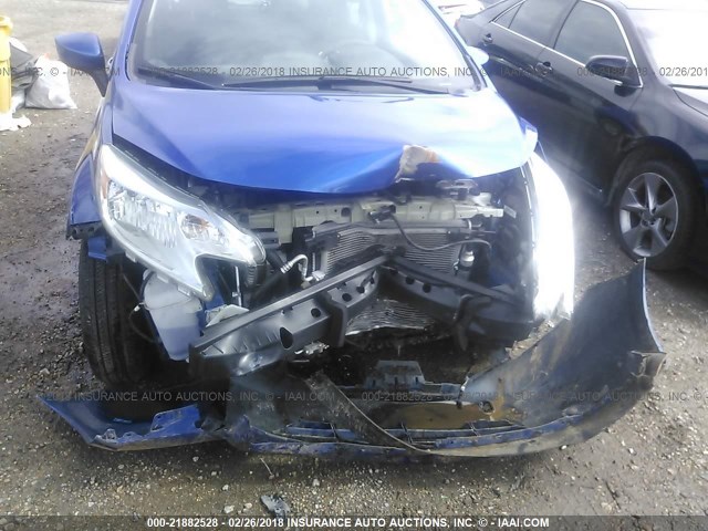 3N1CE2CP9GL389577 - 2016 NISSAN VERSA NOTE S/S PLUS/SV/SL/SR BLUE photo 6