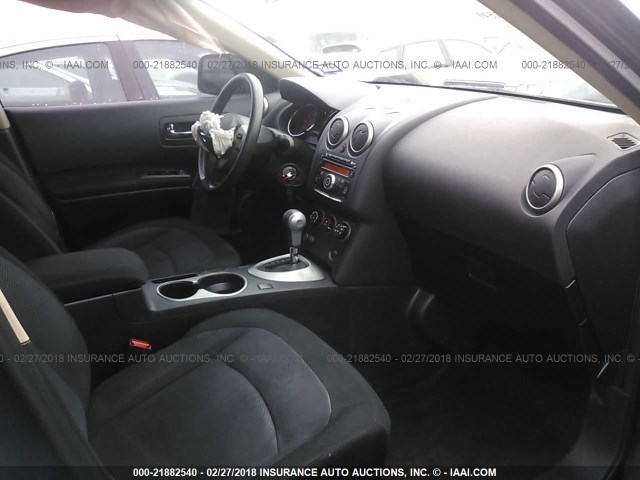 JN8AS5MT7CW272700 - 2012 NISSAN ROGUE S/SV BLACK photo 5