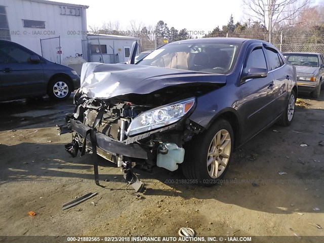 1G11C5SA0DF199500 - 2013 CHEVROLET MALIBU 1LT BLUE photo 2