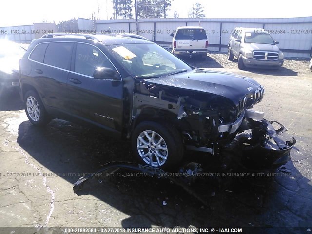 1C4PJLCB5JD531182 - 2018 JEEP CHEROKEE LATITUDE Czarny zdjęcie 1