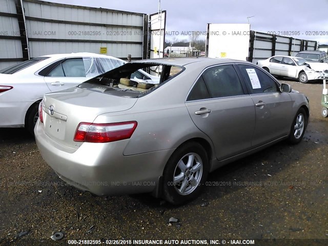 4T1BE46K87U034194 - 2007 TOYOTA CAMRY NEW GENERAT CE/LE/XLE/SE TAN photo 4