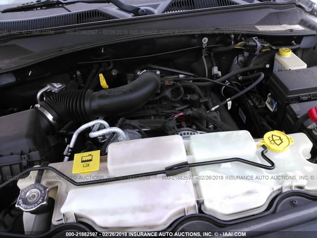 1C4PJMAK0CW189950 - 2012 JEEP LIBERTY SPORT 银色 照片 10