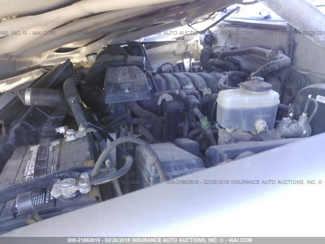 5TBET34185S486541 - 2005 TOYOTA TUNDRA DOUBLE CAB SR5 GRAY photo 10