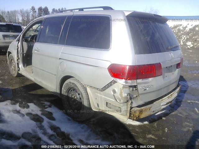 5FNRL38679B001413 - 2009 HONDA ODYSSEY EXL ვერცხლისფერი ფოტო 3