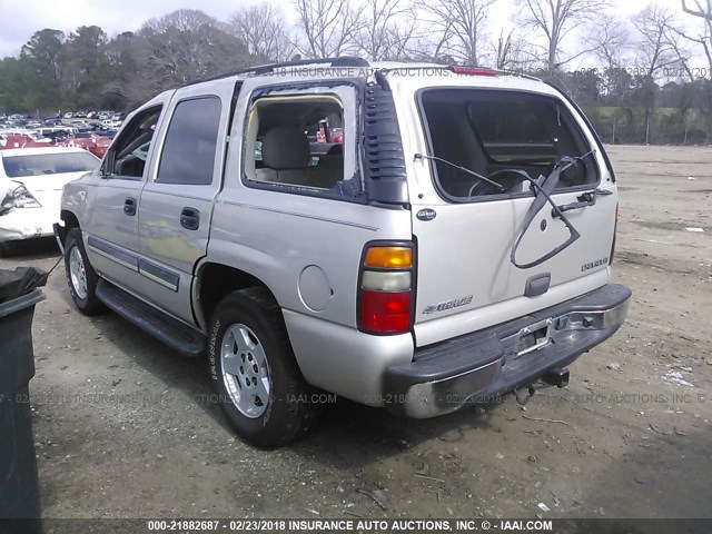 1GNEC13V14J300499 - 2004 CHEVROLET TAHOE C1500 SILVER photo 3