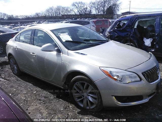 2G4GK5EX6E9179715 - 2014 BUICK REGAL GOLD photo 1