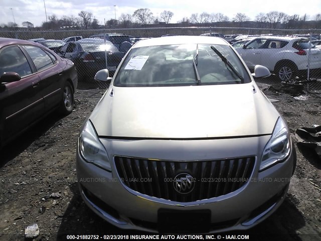 2G4GK5EX6E9179715 - 2014 BUICK REGAL GOLD photo 6