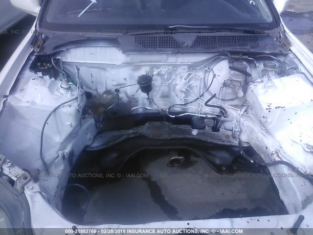 2HGEJ6321TH102010 - 1996 HONDA CIVIC CX WHITE photo 10